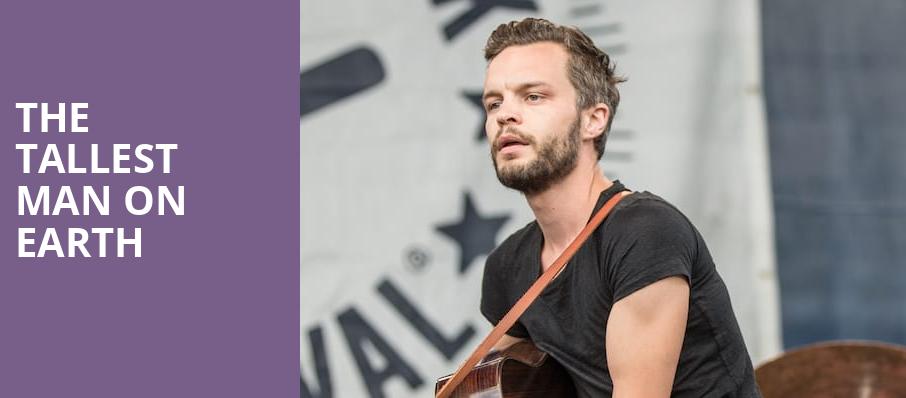 The Tallest Man on Earth, Bijou Theatre, Knoxville