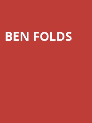Ben Folds, Tennessee Theatre, Knoxville