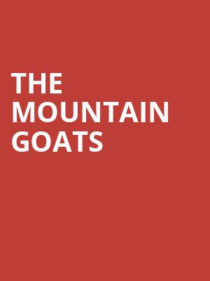 The Mountain Goats, Bijou Theatre, Knoxville