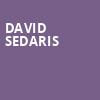David Sedaris, Bijou Theatre, Knoxville